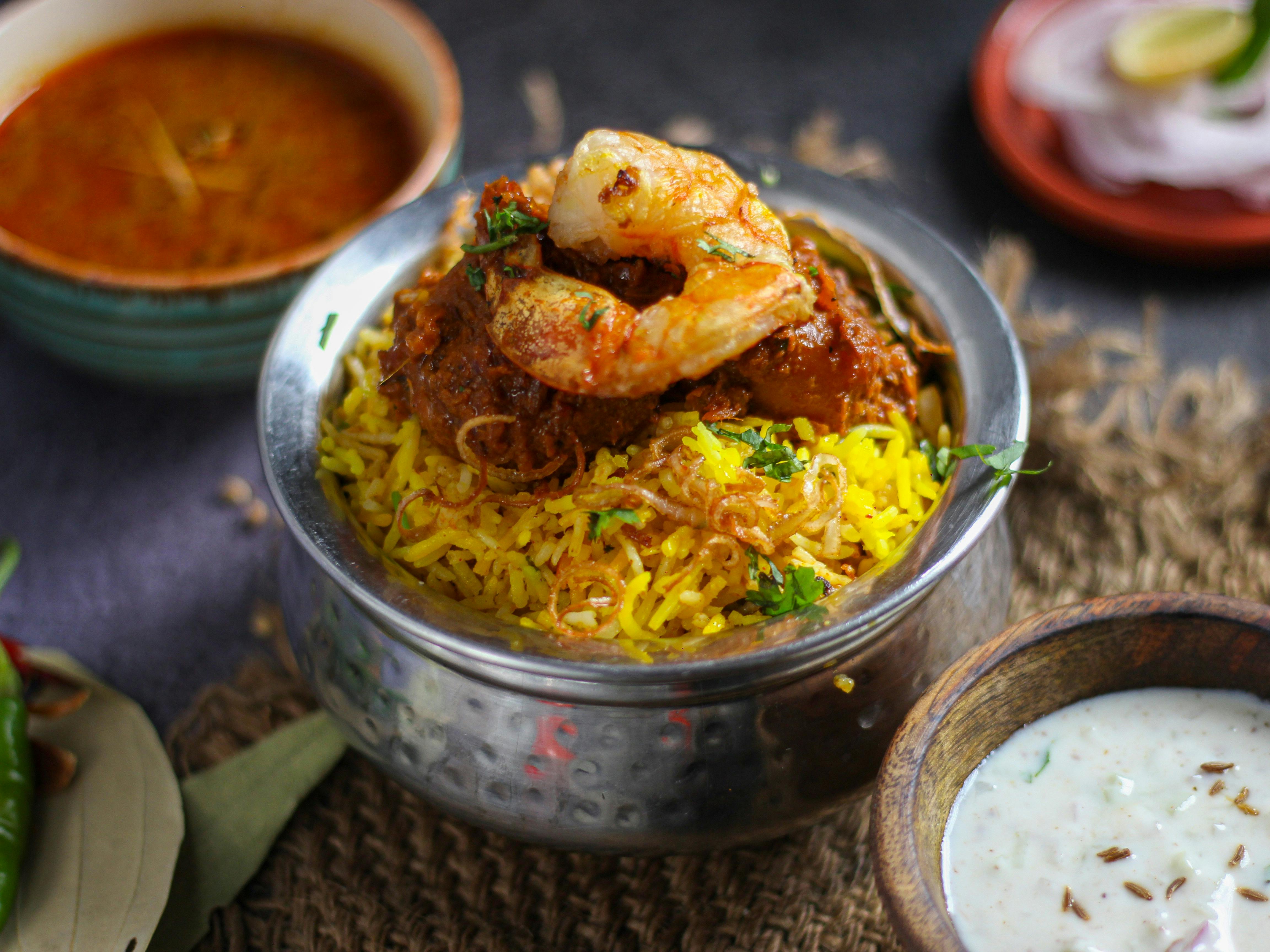 Prawn Dum Biryani