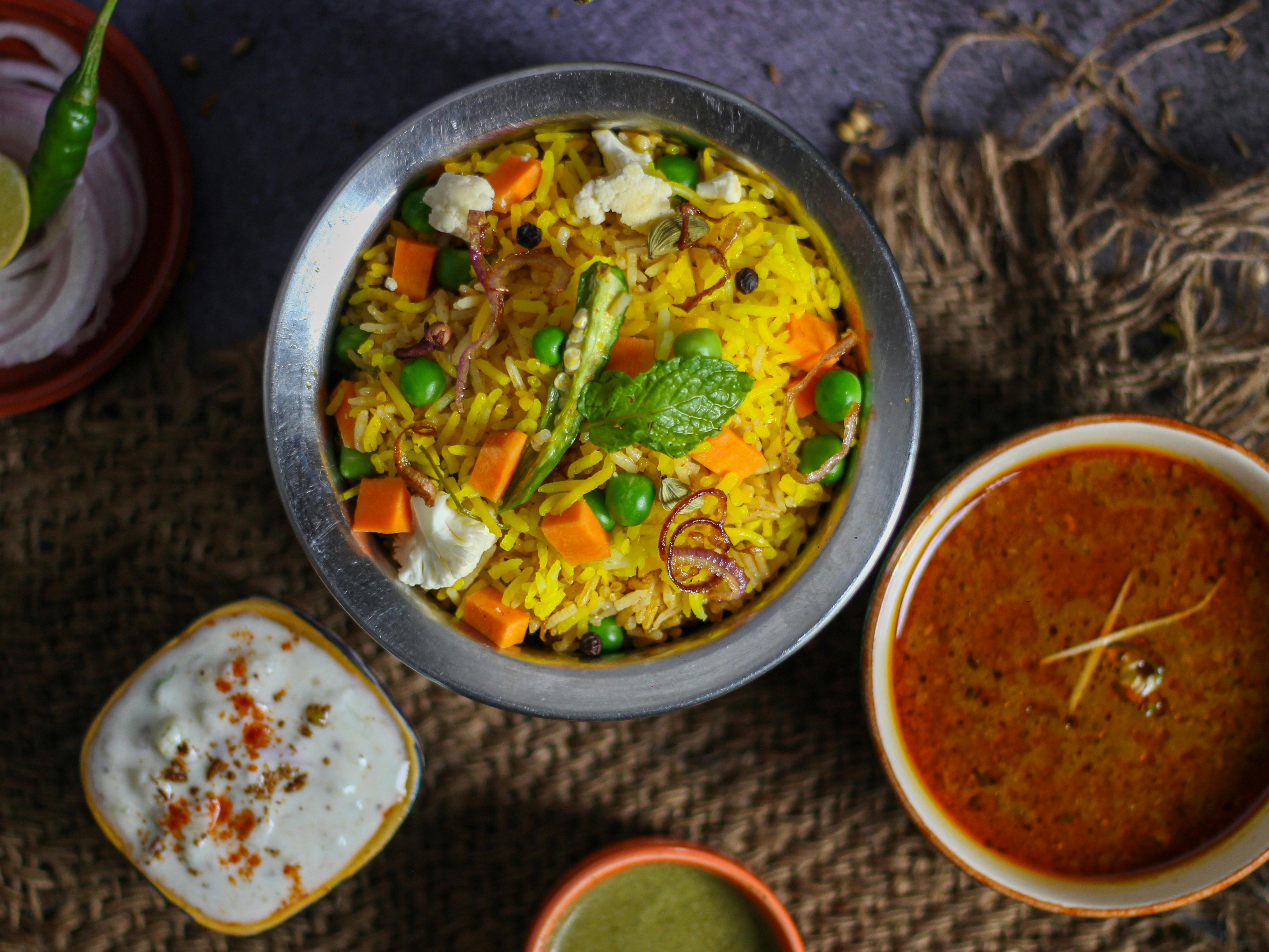 Vegetable Dum Biryani